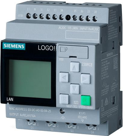 Siemens grundmodul LOGO! V8 med display